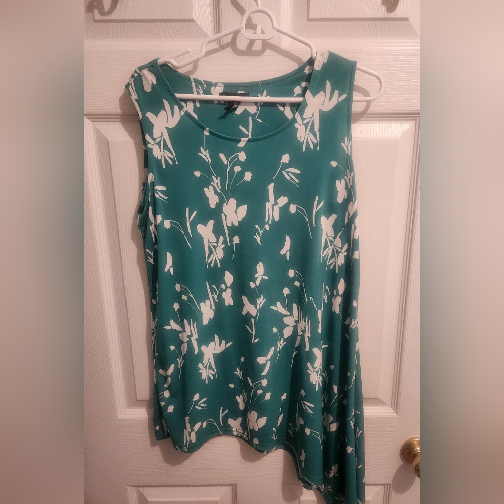 Alfani Asymetrical Shark Edge Tunic